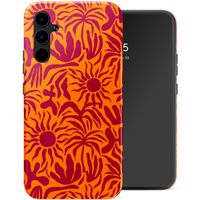 Selencia Vivid Backcover Samsung Galaxy A34 (5G) - Tropical Vibes Apricot