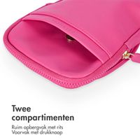 Selencia Telefoontasje Crossbody Sports - Kunstleer - Roze