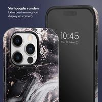 Selencia Vivid Tough Backcover iPhone 14 Pro - Chic Marble Black