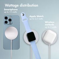 Accezz Wireless Charger USB-C - MagSafe Wireless Charger - 1 Metre - White