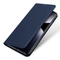 Dux Ducis Slim Softcase Bookcase Xiaomi Redmi Note 14 Pro (4G) - Donkerblauw