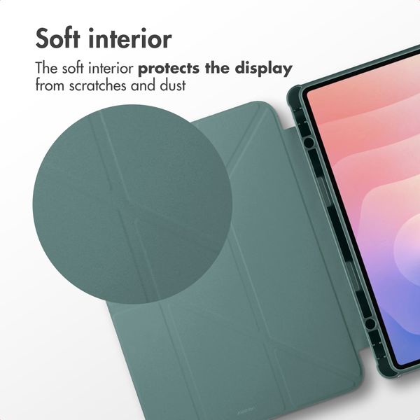 imoshion Origami Bookcase Samsung Galaxy Tab S11 - Dark Green