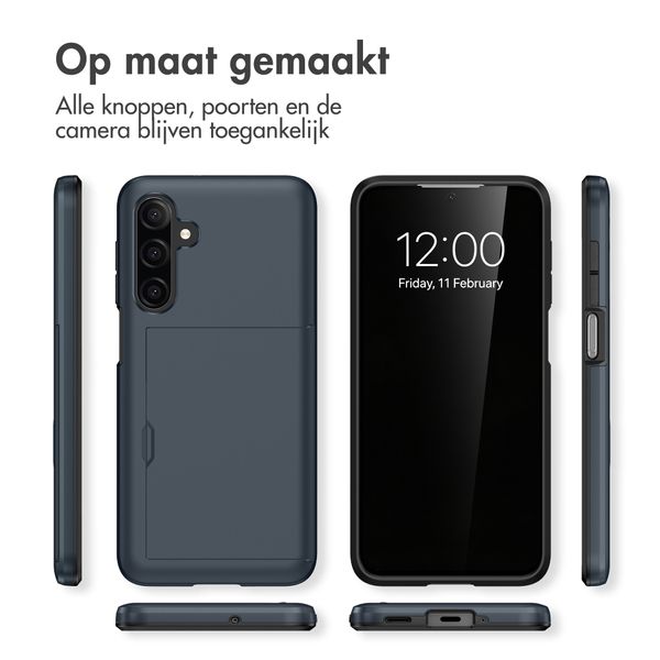 imoshion Backcover met pasjeshouder Samsung Galaxy A18 (4G) - Donkerblauw