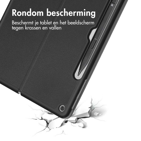 imoshion Trifold Bookcase Microsoft Surface Pro 12 - Zwart