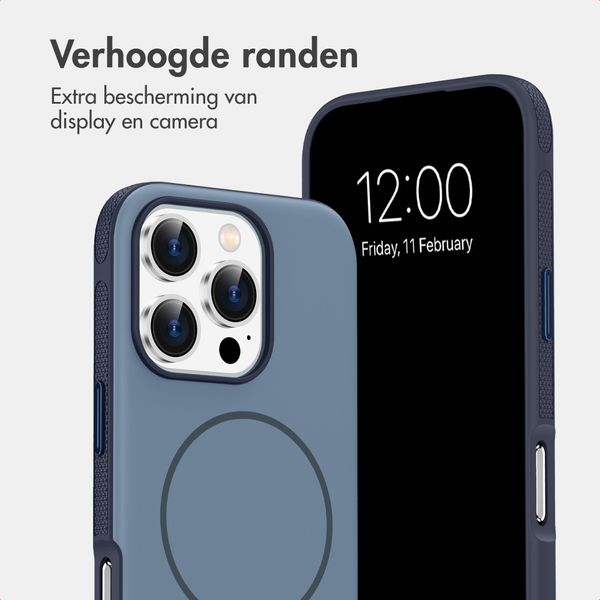 imoshion Color Backcover met Thin MagSafe Ring Apple iPhone 16 Pro - Donkerblauw
