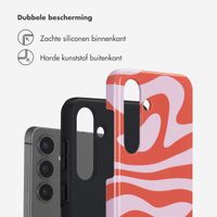 Selencia Vivid Backcover Samsung Galaxy S25 Plus - Dream Swirl Pink