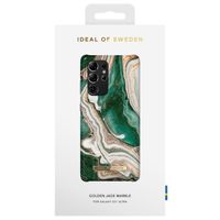 iDeal of Sweden Fashion Backcover Galaxy S21 Ultra - Golden Jade Marble