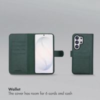 Selencia Olyn Detachable Bookcase with MagSafe Samsung Galaxy S26 Ultra - Green