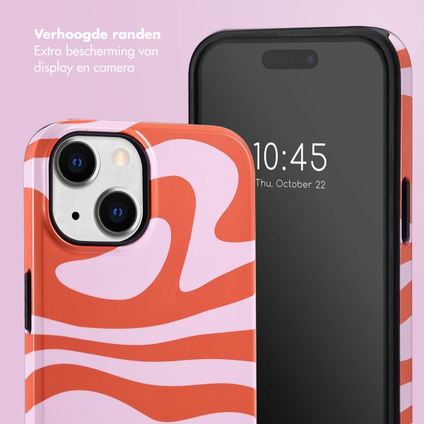 Selencia Vivid Backcover Apple iPhone 14 - Dream Swirl Pink