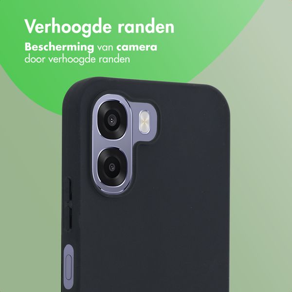 imoshion Color Backcover Oppo A6x (4G/5G) - Zwart
