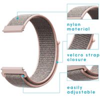 imoshion Nylon bandje Samsung Galaxy Watch 3 (45 mm) / Watch (46 mm) / Gear S3 Frontier / Gear S3 Classic (22 mm) - Roze