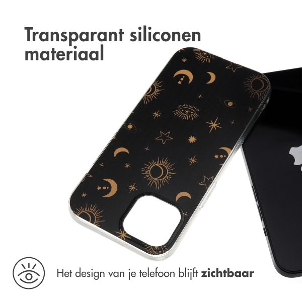 imoshion Design hoesje Apple iPhone 15 - Sky Black Transparent