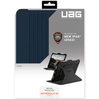 UAG Metropolis Bookcase Apple iPad 11 (2025) 11 inch A16 / iPad 10 (2022) 10.9 inch - Blauw