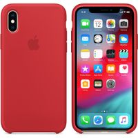 Apple Silicone Backcover Apple iPhone Xs / X - Red