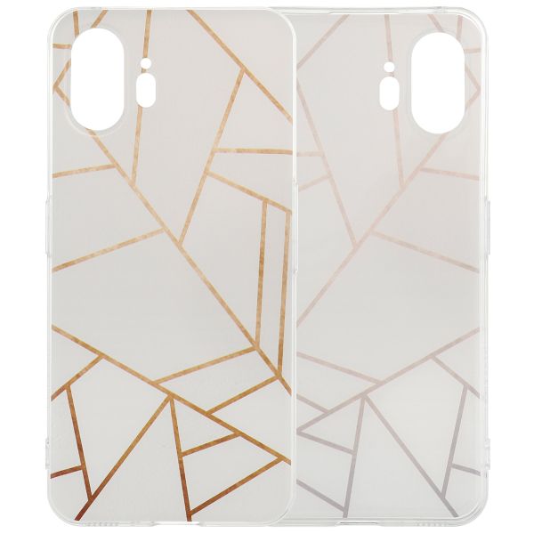 imoshion Design hoesje Nothing Phone (2) - White Graphic