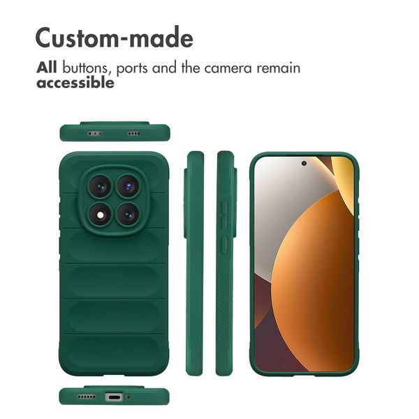imoshion EasyGrip Backcover Xiaomi Redmi Note 15 Pro (5G) - Donkergroen