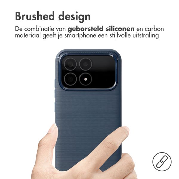 imoshion Brushed Backcover Xiaomi Poco F8 Pro - Donkerblauw