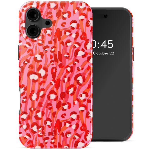Selencia Vivid Tough Backcover met MagSafe Apple iPhone 16 - Wild Spots Lipstick