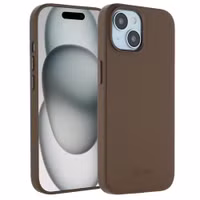 Accezz MagSafe Leather Backcover Apple iPhone 15 - Coffee Brown