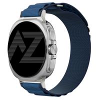 Accezz Nylon Alpine bandje Samsung Galaxy Watch Ultra 2 (2026) / Ultra (2024/2025) - Dark Blue