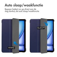 imoshion Trifold Bookcase Apple iPad Air 13 inch (2025) M3 / (2024) M2 - Donkerblauw