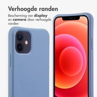 imoshion Color Backcover met afneembaar koord MagSafe Apple iPhone 12 (Pro) - Ash Blue