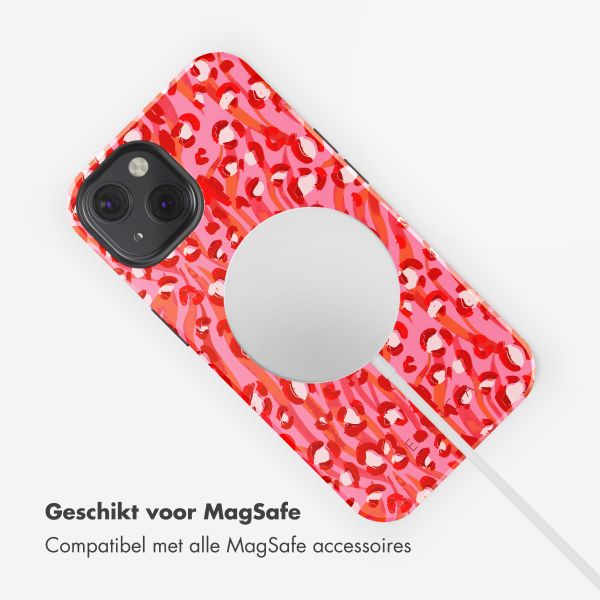 Selencia Vivid Tough Backcover met MagSafe iPhone 13 - Wild Spots Lipstick