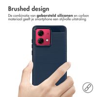 imoshion Brushed Backcover Motorola Moto G84 - Donkerblauw