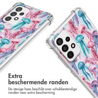 imoshion Design hoesje met koord Samsung Galaxy A52(s) (5G/4G) - Jellyfish Watercolor