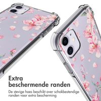 imoshion Design hoesje met koord iPhone 11 - Bloem - Roze