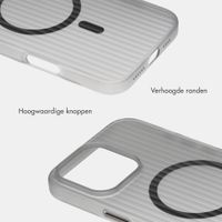 Accezz Lite Backcover met MagSafe | Fluted | Apple iPhone 16 Pro Max - Grijs