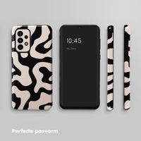 Selencia Vivid Tough Backcover Samsung Galaxy A33 - Art Wave Black