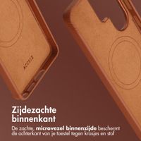 Accezz MagSafe Leather Backcover Samsung Galaxy S26 Ultra - Sienna Brown
