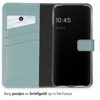 Selencia Echt Lederen Bookcase Google Pixel 8 - Air Blue