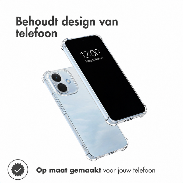 imoshion Shockproof Case Xiaomi Redmi Note 17 Pro - Transparant