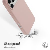 Accezz Liquid Silicone Back Cover with MagSafe Apple iPhone 17 Pro Max - Pink