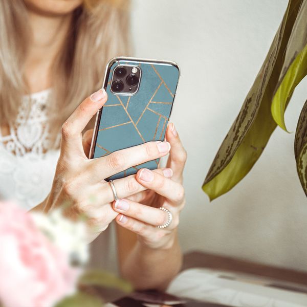 imoshion Design hoesje Samsung Galaxy S21 FE - Blue Graphic