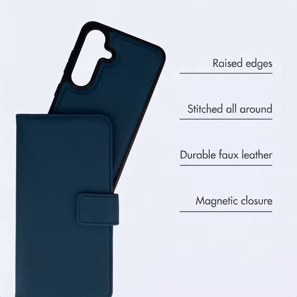imoshion Uitneembare 2-in-1 Luxe Bookcase Samsung Galaxy S24 FE - Blauw