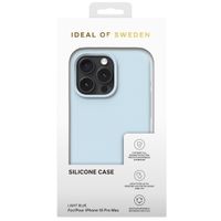 iDeal of Sweden Silicone Case Apple iPhone 15 Pro Max - Light Blue