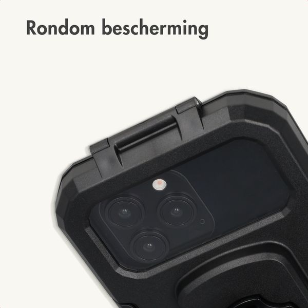imoshion Premium Telefoonhouder Fiets - Spatwaterdicht - 360° draaibaar - Universeel - Zwart
