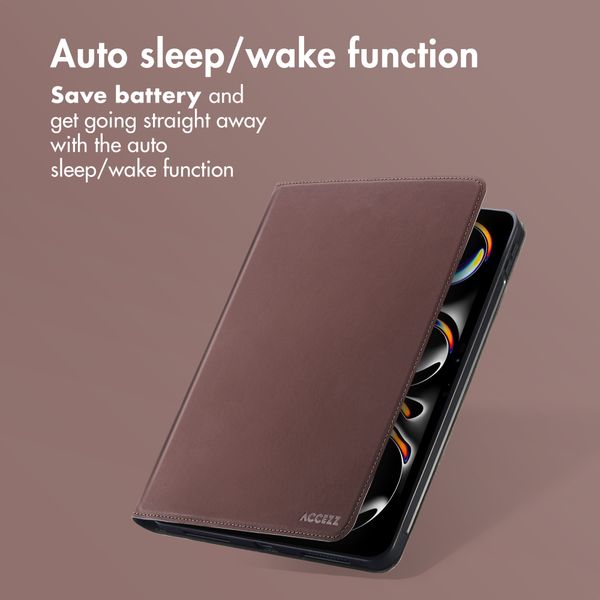 Accezz Classic Tablet Case Apple iPad Pro 11 (2025) M5 / (2024) M4 - Brown