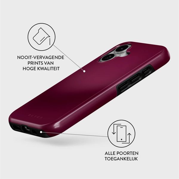 Burga Tough Backcover MagSafe Apple iPhone 17 - Dark Cherry