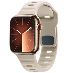 imoshion Active Sport siliconenbandje Apple Watch Series 1 t/m 10 / SE / Ultra (2) (44/45/46/49 mm) - Starlight