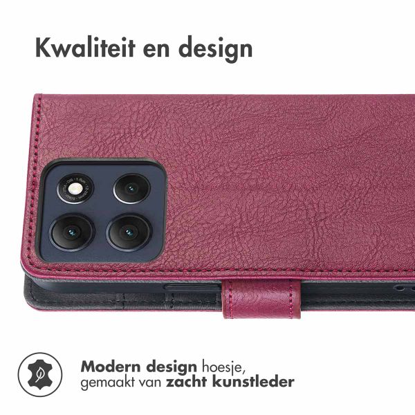 imoshion Luxe Bookcase Motorola Moto G86 - Bruin