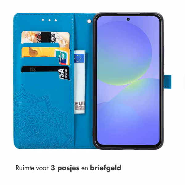 imoshion Mandala Bookcase Samsung Galaxy A37 (5G) - Turquoise