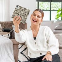 imoshion Design Bookcase Samsung Galaxy A34 (5G) - Black And White Dots