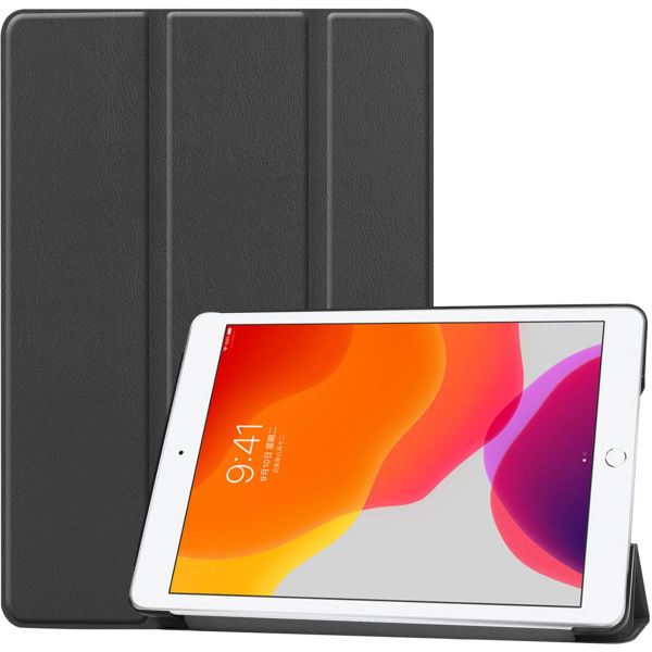 imoshion Trifold Bookcase iPad 7 (2019) / iPad 8 (2020) / iPad 9 (2021) 10.2 inch - Zwart