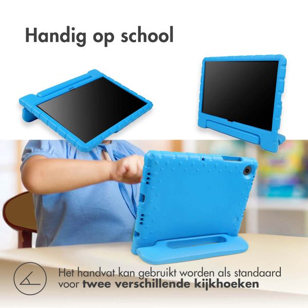 imoshion Kidsproof Backcover met handvat Samsung Galaxy Tab A9 8.7 inch - Blauw