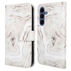imoshion Design Bookcase Samsung Galaxy S25 FE - Sandy Marble