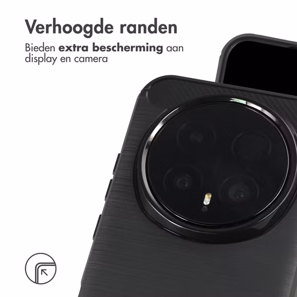 imoshion Brushed Backcover Honor Magic8 Pro - Zwart